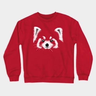 Cute Red Panda Face Crewneck Sweatshirt